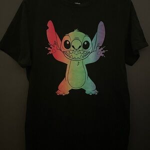 Disney Black T-Shirt with White Text